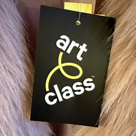 Art Class Girl’s Pink Faux Fur Jacket NWT Size XXL - Picture 2 of 8